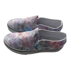Vans Women’s Heart Tie Slip Ons Multicolor Sneakers shoes Sz 6